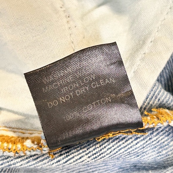 Danielle Guizio NY Sz S Low Rise Belted Denim Mini Skirt - Picture 9 of 9